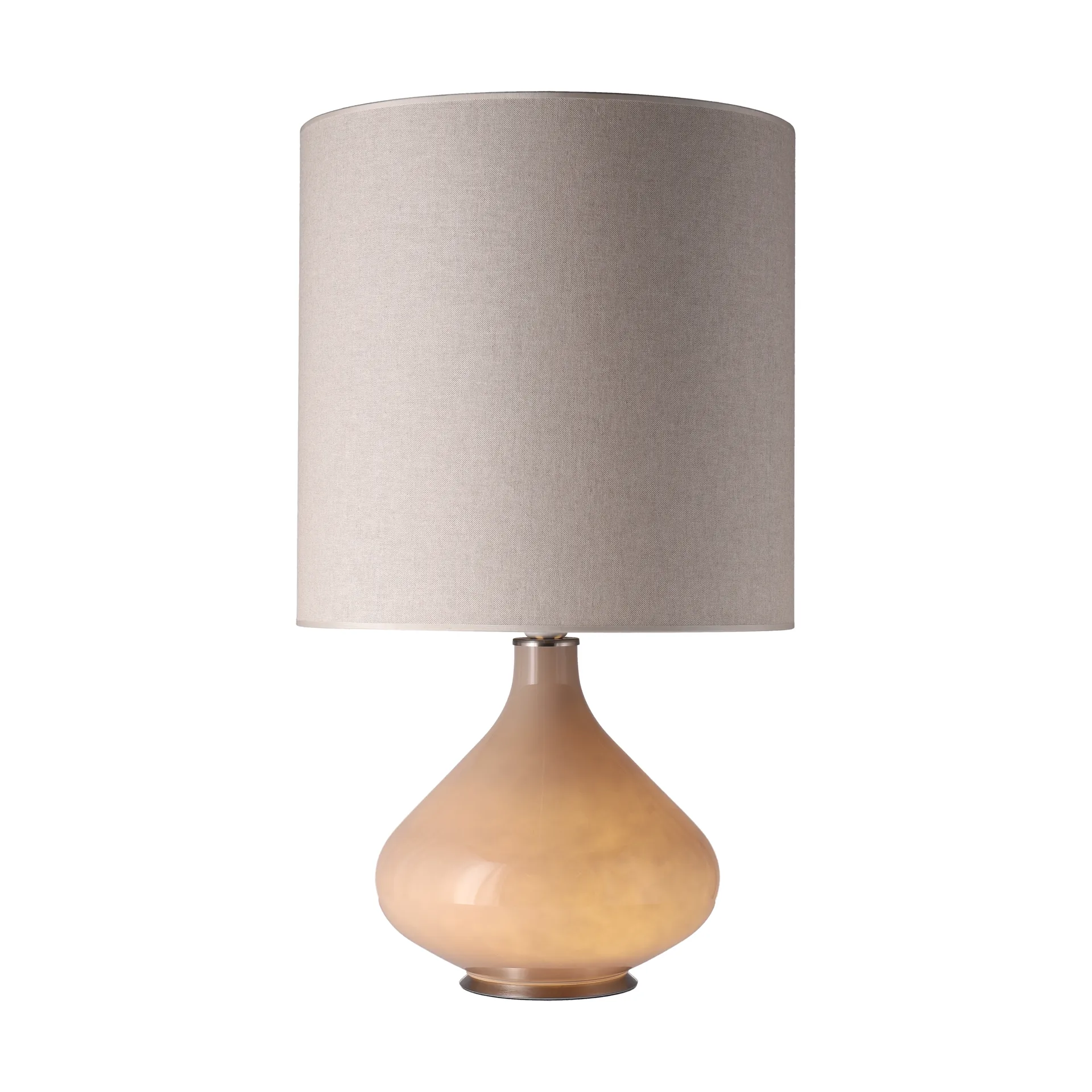 Flavia bordslampa beige lampfot, Milano Tostado M Flavia Lamps
