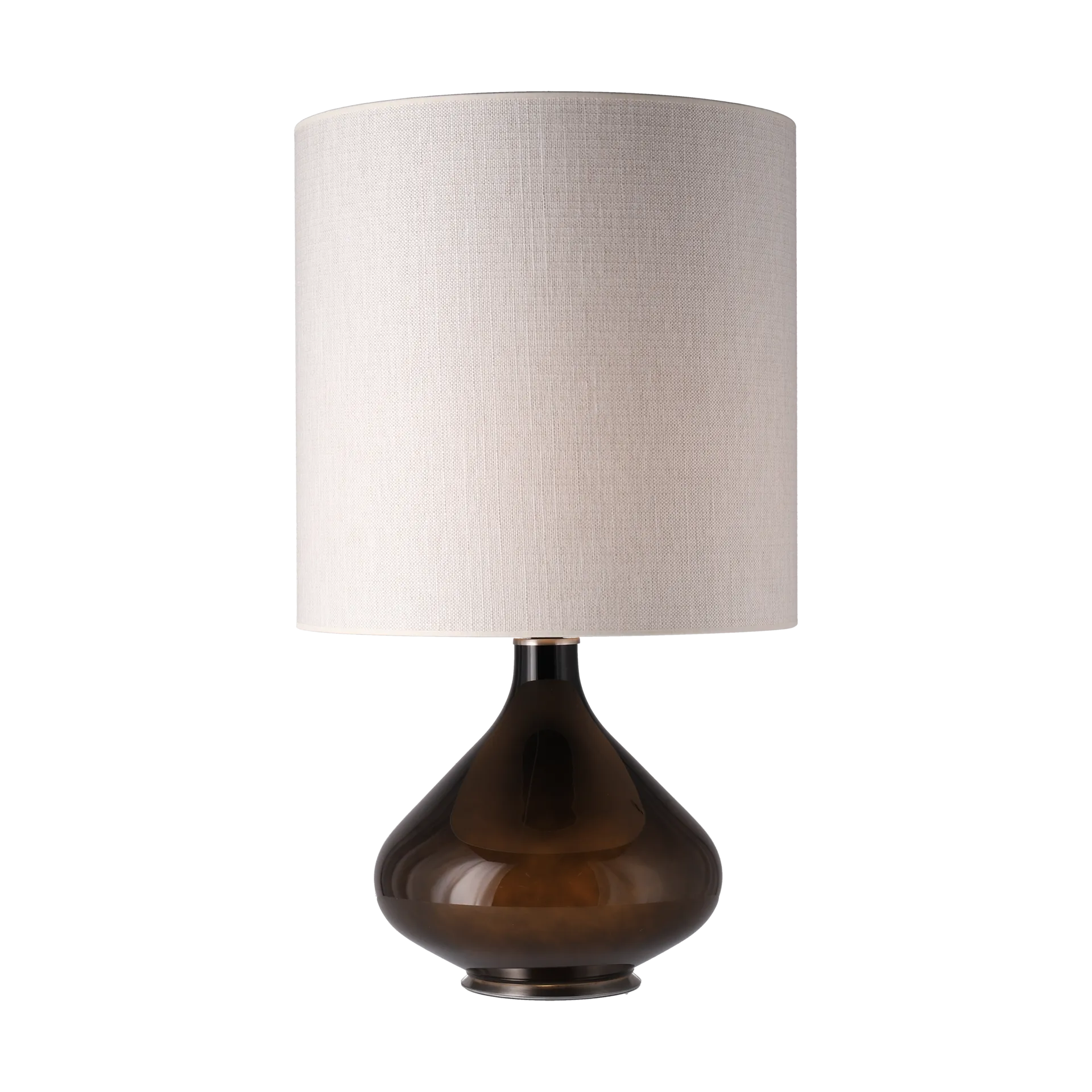 Flavia table lamp black lamp base, Babel Beige M Flavia Lamps