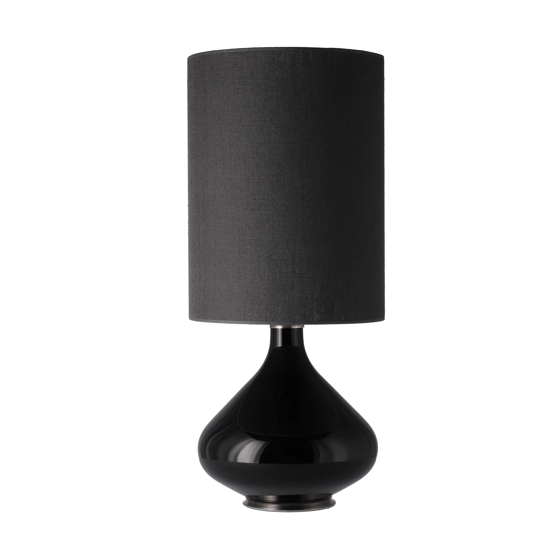 Flavia table lamp black lamp base, Lino Negro L Flavia Lamps