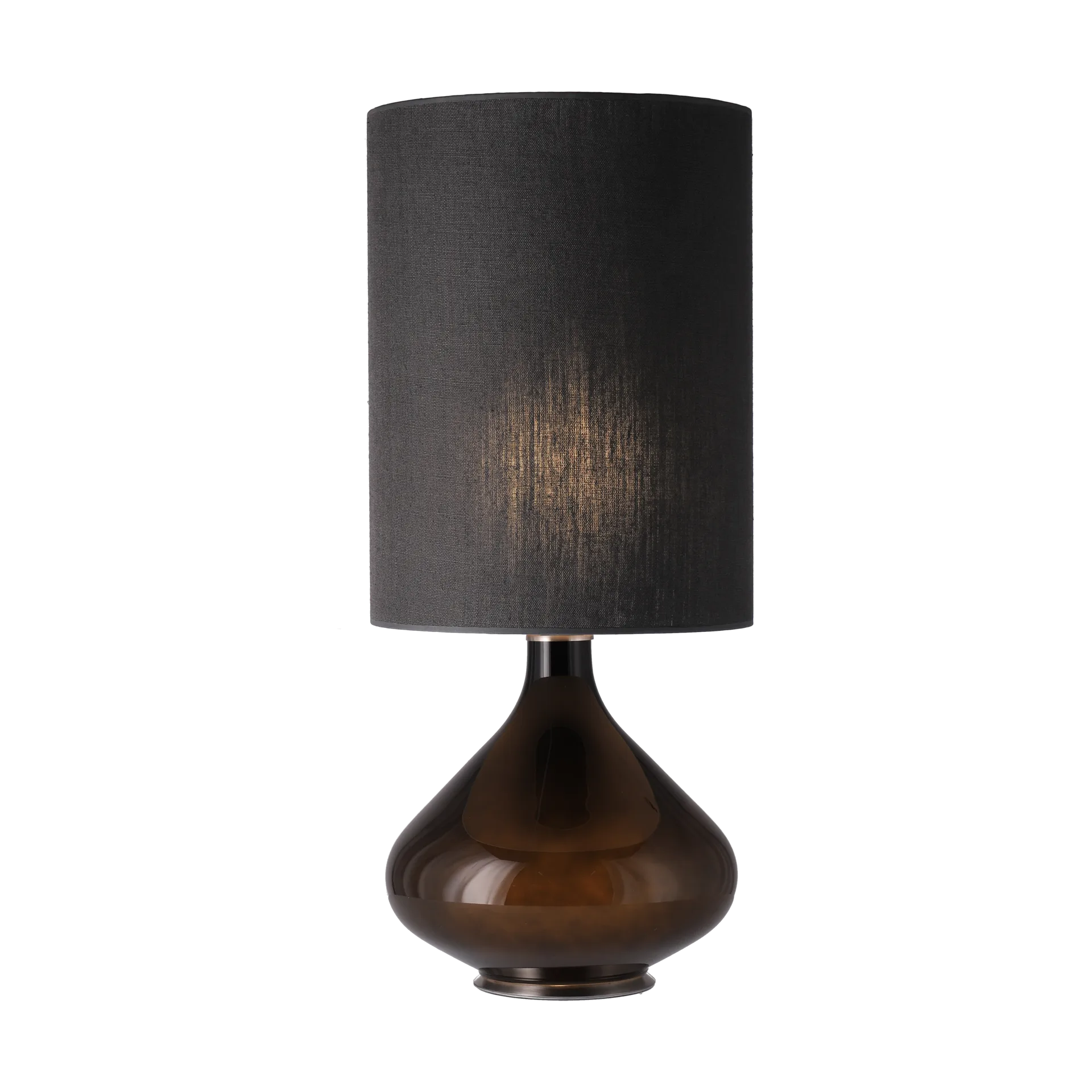 Flavia table lamp black lamp base, Lino Negro L Flavia Lamps