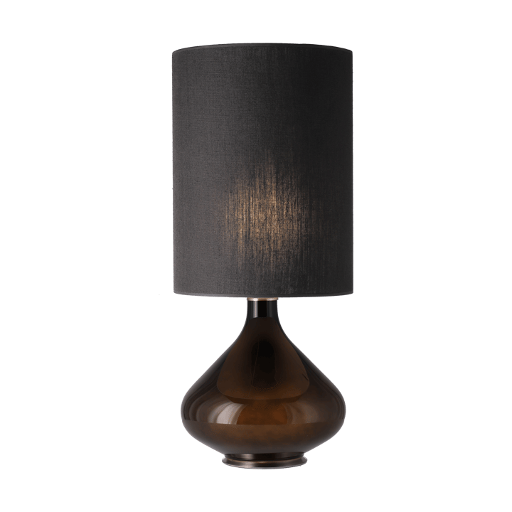 Flavia table lamp black lamp base, Lino Negro L Flavia Lamps