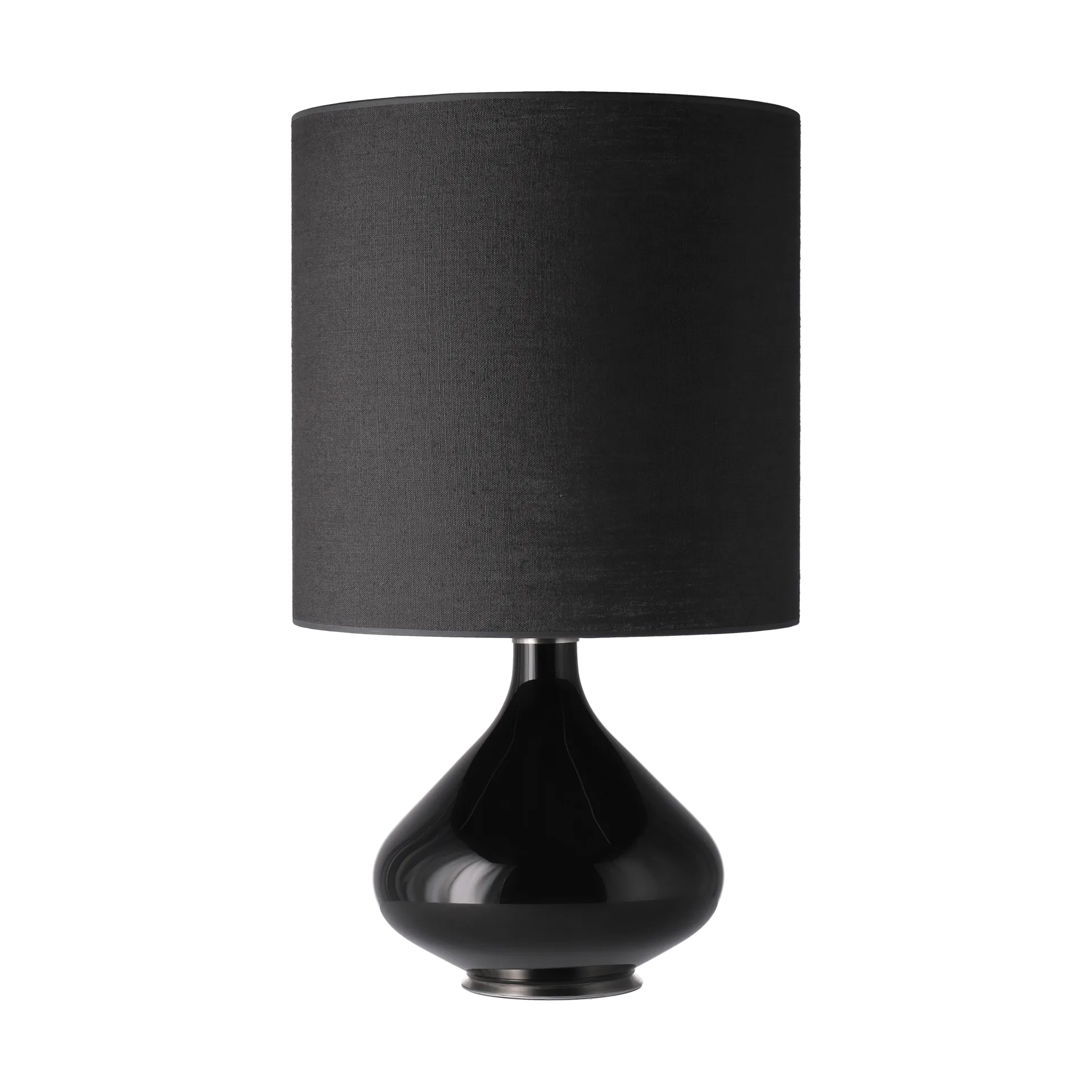 Flavia table lamp black lamp base, Lino Negro M Flavia Lamps