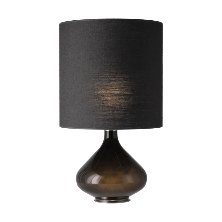 Flavia table lamp black lamp base, Lino Negro M Flavia Lamps