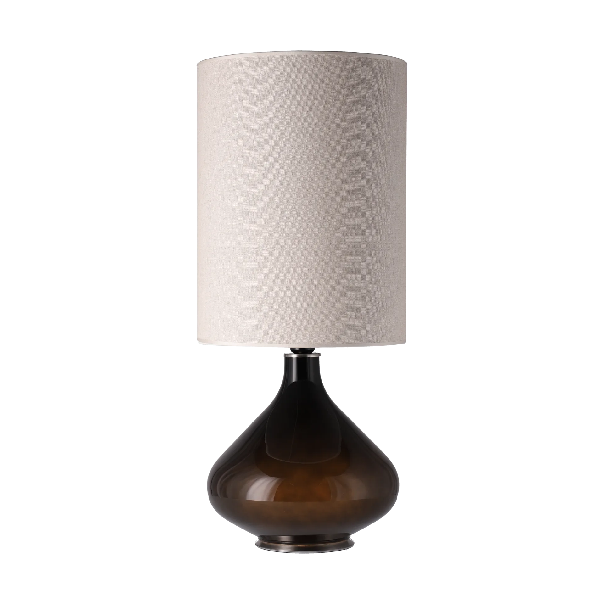 Flavia table lamp black lamp base, Milano Tostado L Flavia Lamps