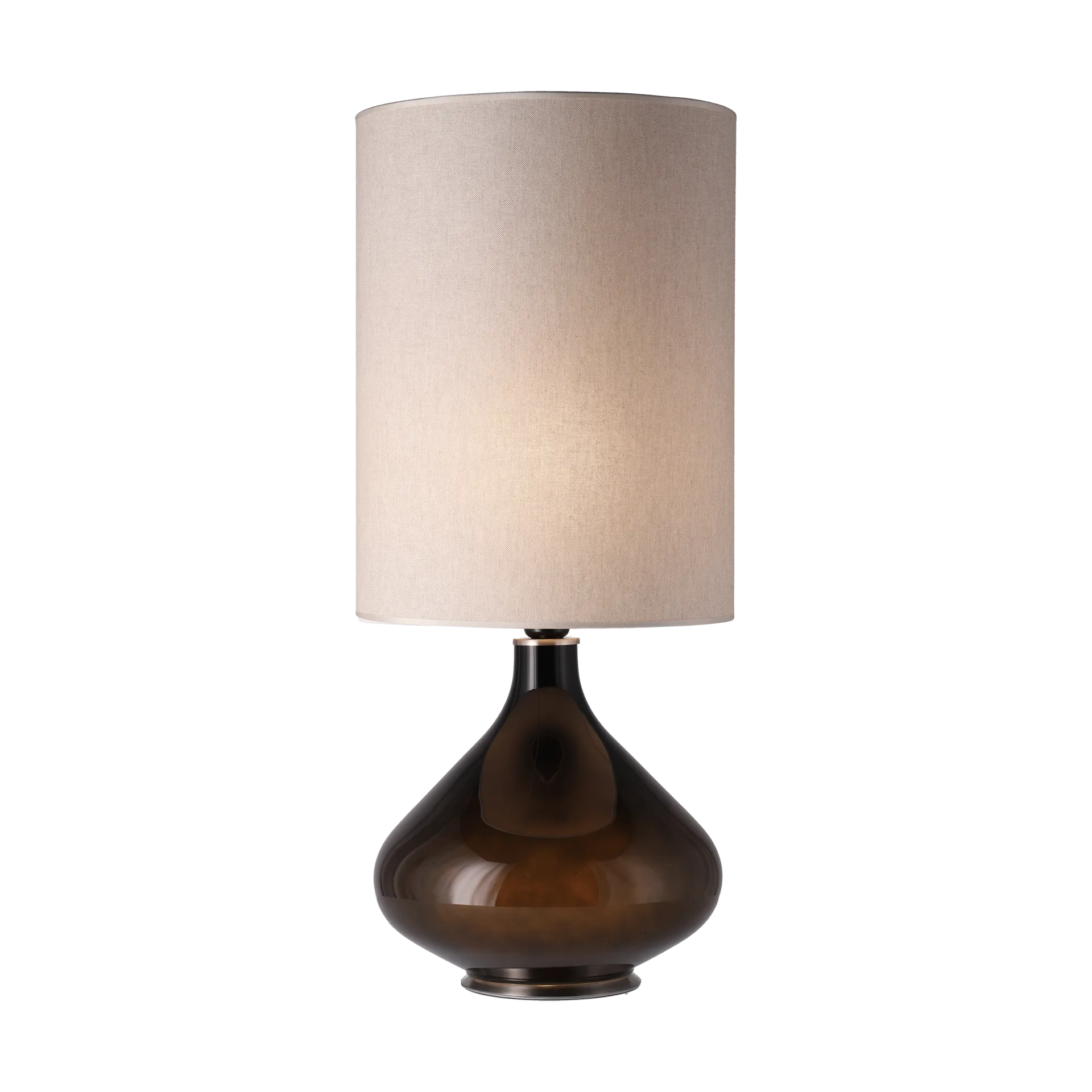 Flavia table lamp black lamp base, Milano Tostado L Flavia Lamps