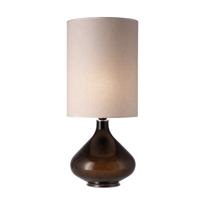 Flavia table lamp black lamp base, Milano Tostado L Flavia Lamps
