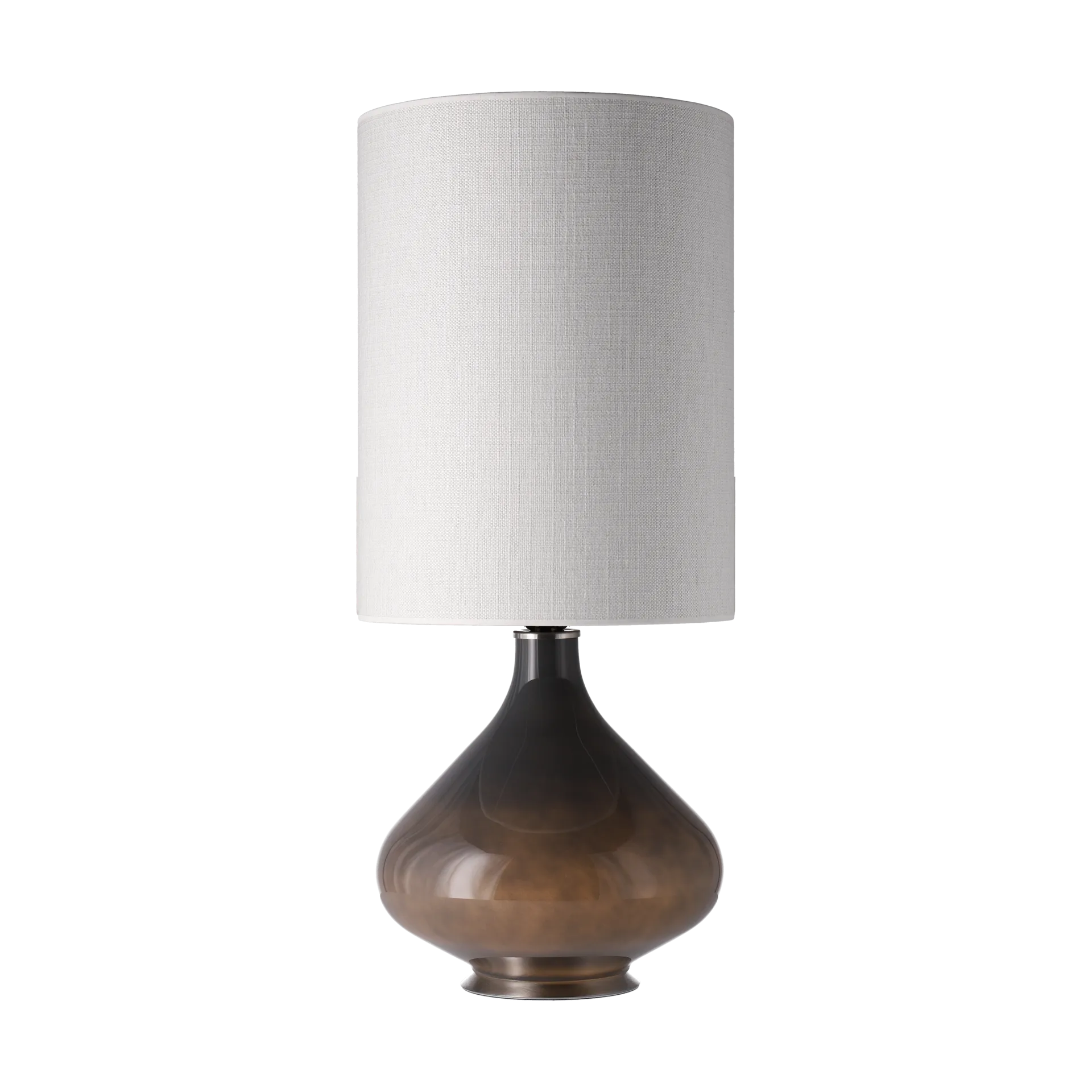 Flavia table lamp grey lamp base, Babel Beige L Flavia Lamps