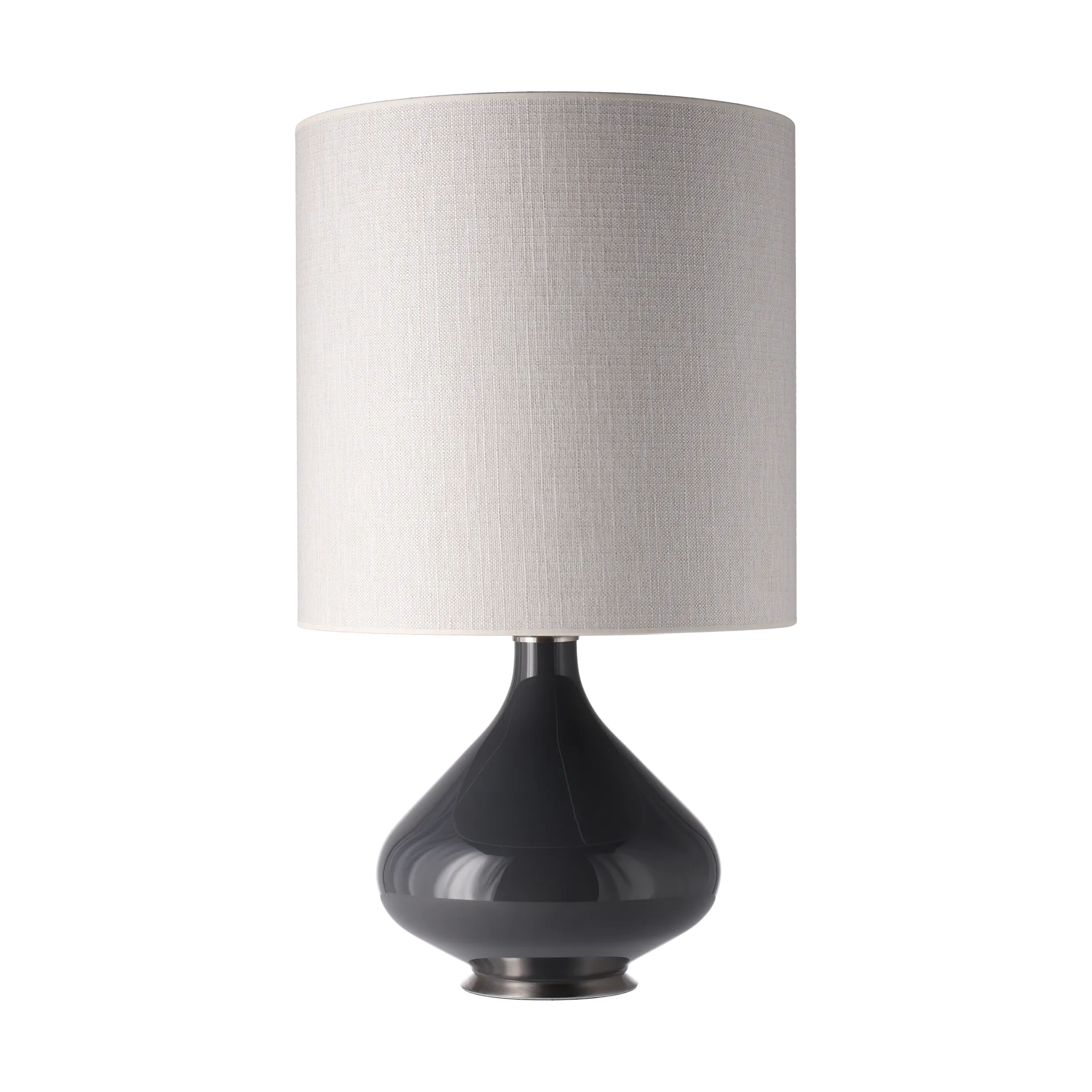 Flavia table lamp grey lamp base, Babel Beige M Flavia Lamps