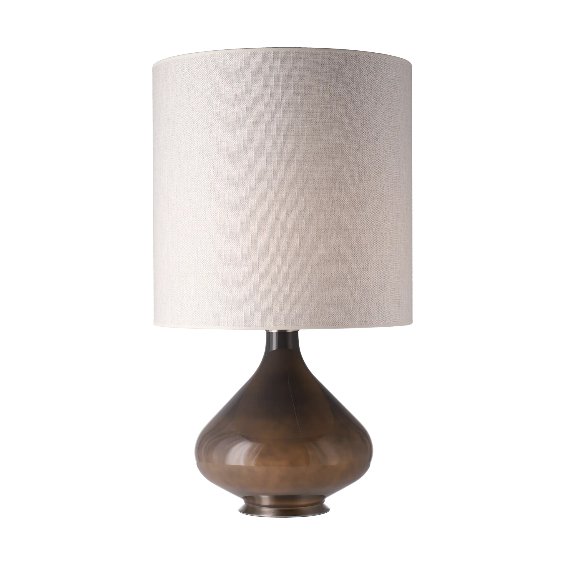 Flavia table lamp grey lamp base, Babel Beige M Flavia Lamps