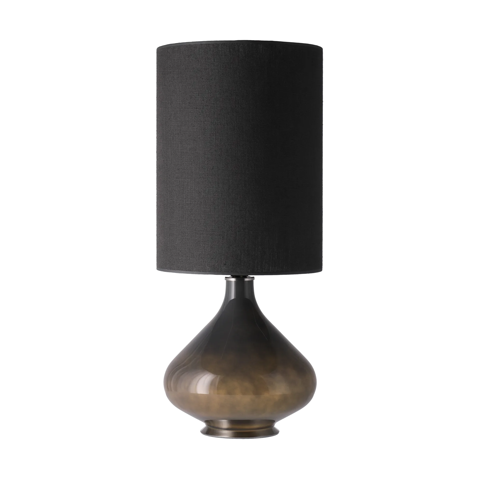 Flavia table lamp grey lamp base, Lino Negro L Flavia Lamps