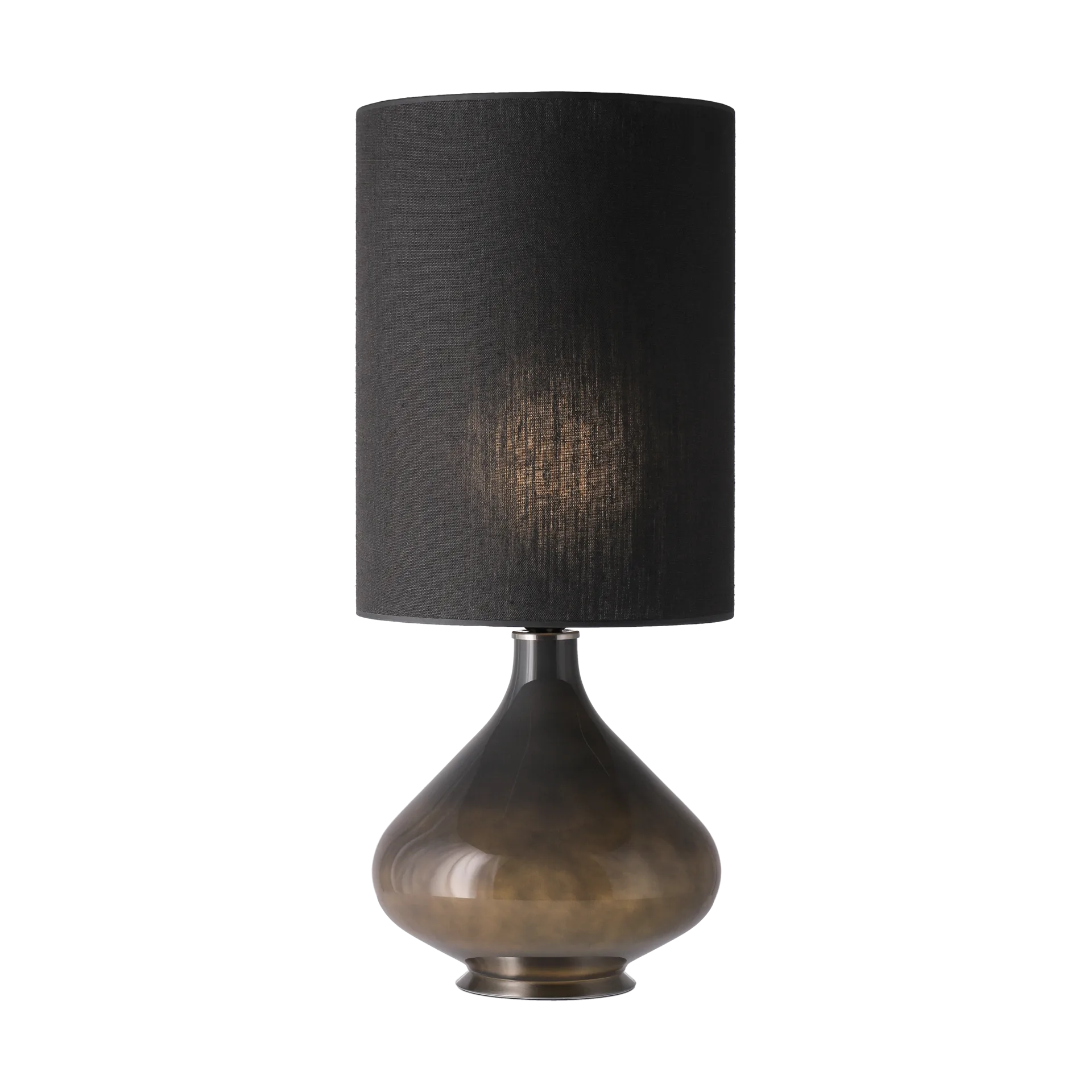Flavia table lamp grey lamp base, Lino Negro L Flavia Lamps