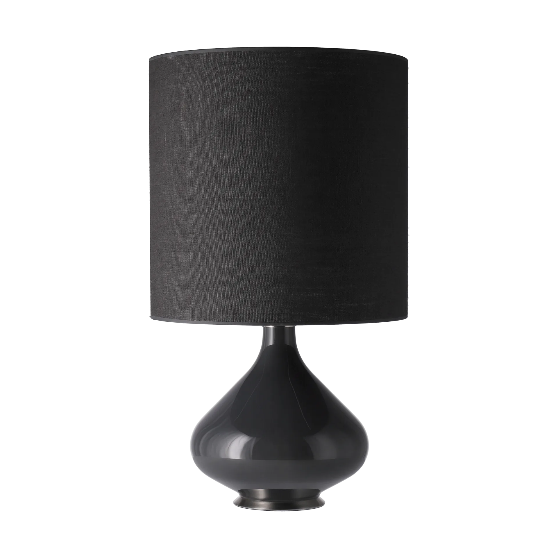 Flavia table lamp grey lamp base, Lino Negro M Flavia Lamps