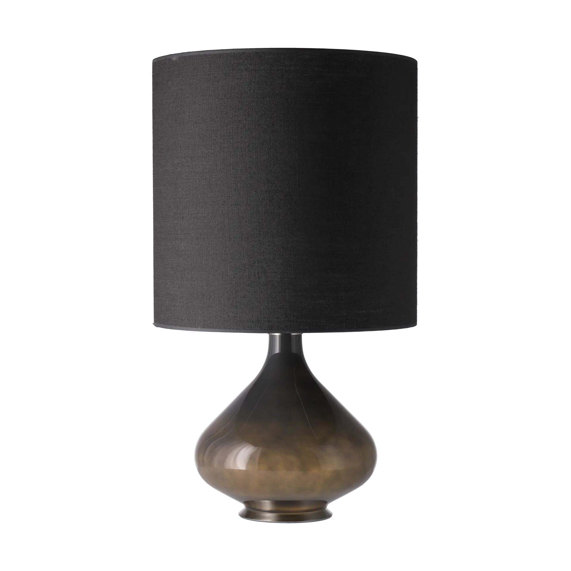 Flavia table lamp grey lamp base, Lino Negro M Flavia Lamps