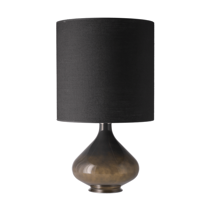 Flavia table lamp grey lamp base, Lino Negro M Flavia Lamps
