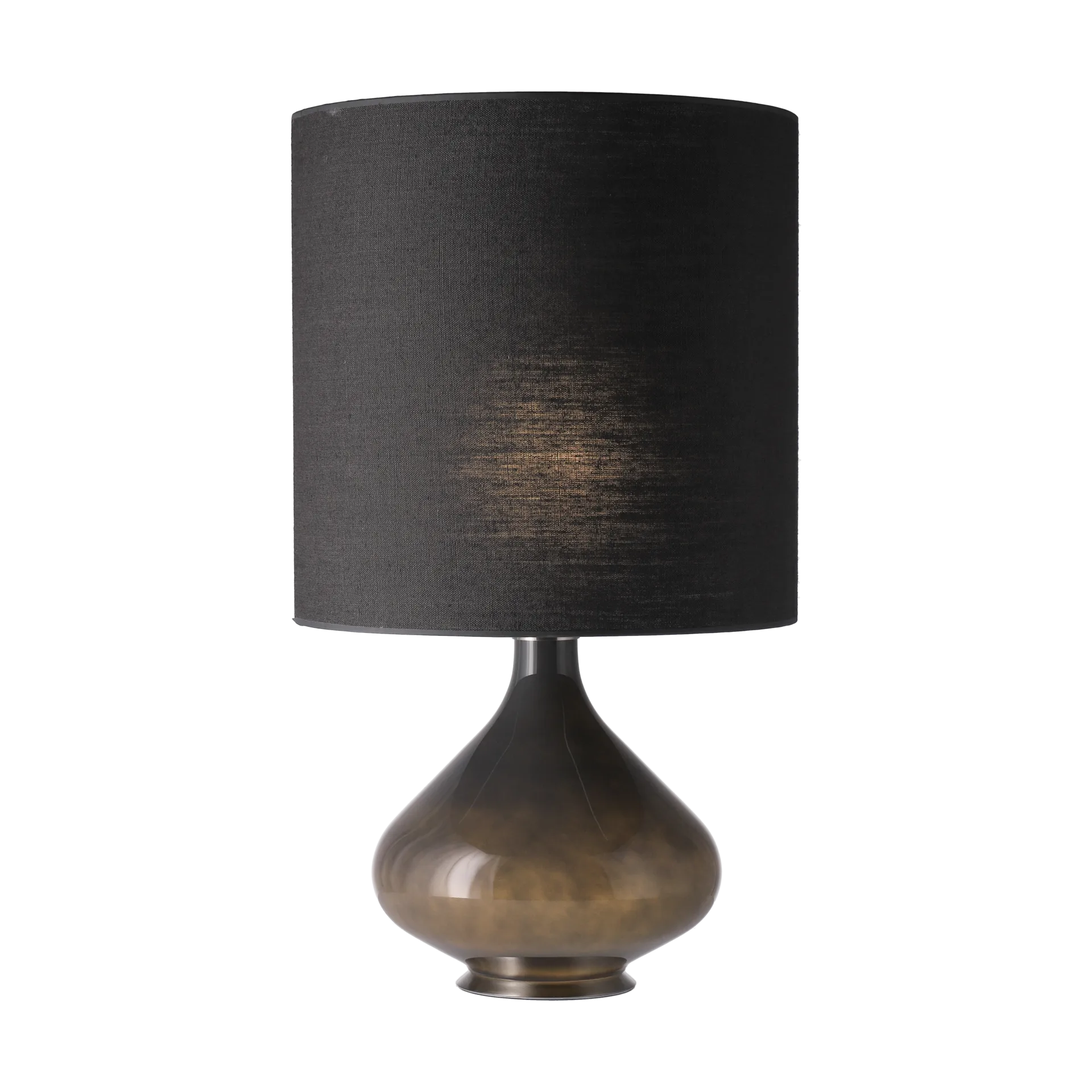 Flavia table lamp grey lamp base, Lino Negro M Flavia Lamps