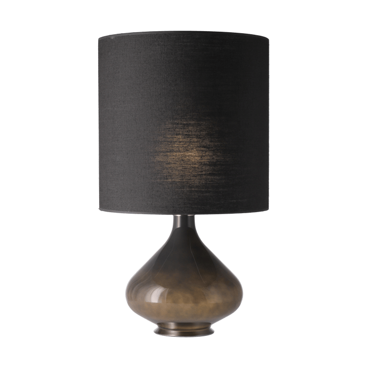 Flavia table lamp grey lamp base, Lino Negro M Flavia Lamps