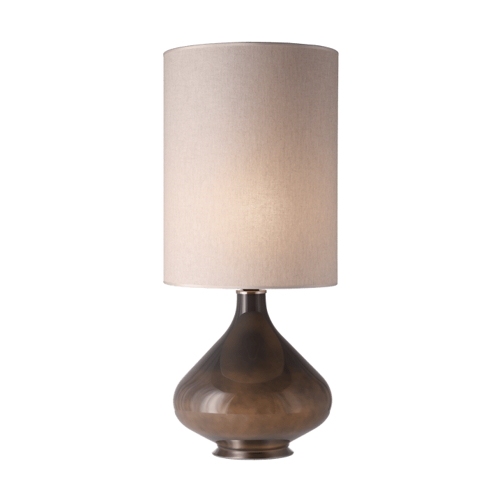 Flavia table lamp grey lamp base, Milano Tostado L Flavia Lamps