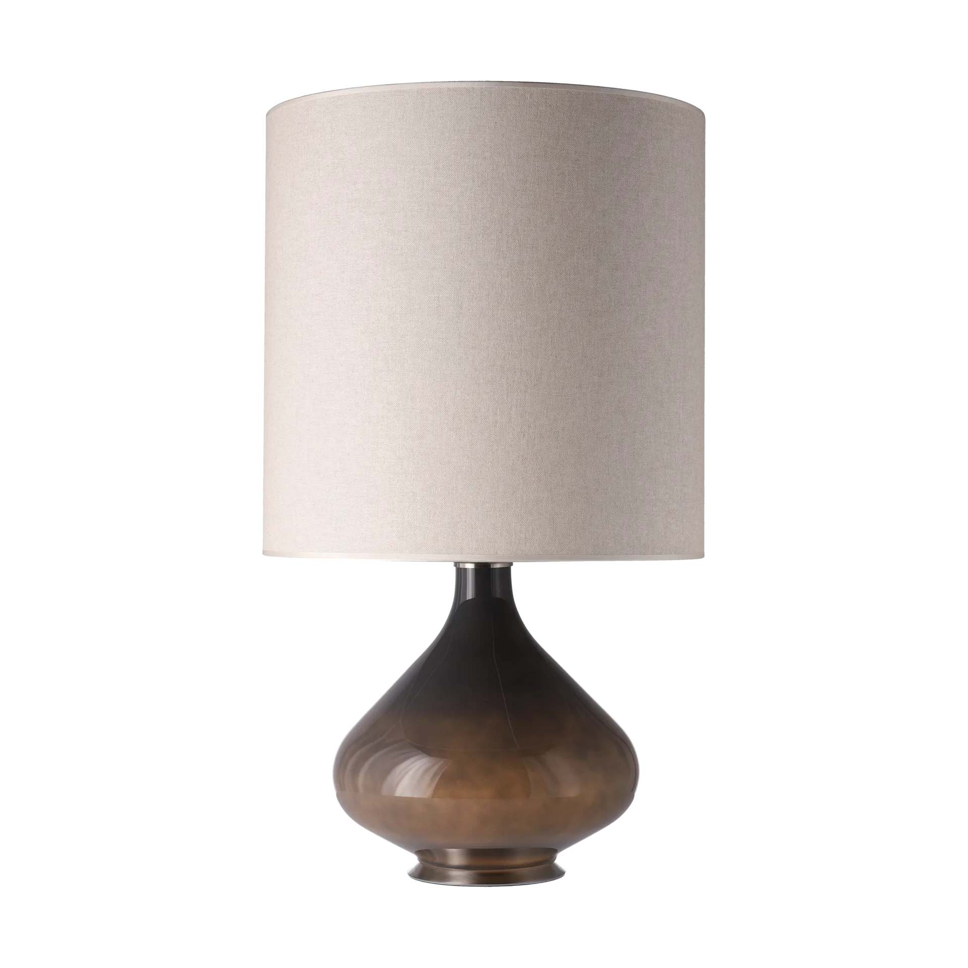 Flavia table lamp grey lamp base, Milano Tostado M Flavia Lamps