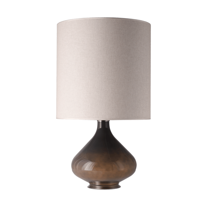 Flavia table lamp grey lamp base, Milano Tostado M Flavia Lamps
