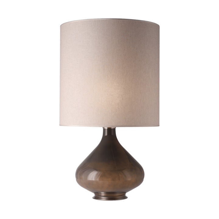 Flavia table lamp grey lamp base, Milano Tostado M Flavia Lamps