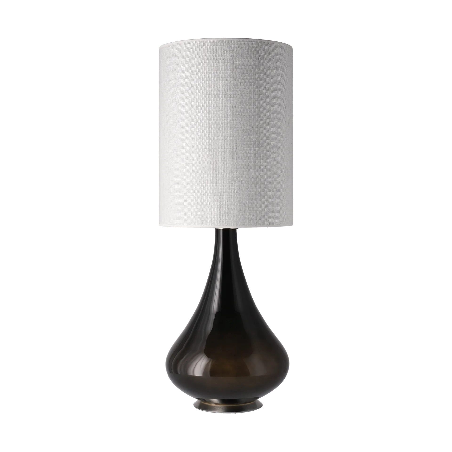 Renata table lamp black lamp base, Babel Beige L Flavia Lamps