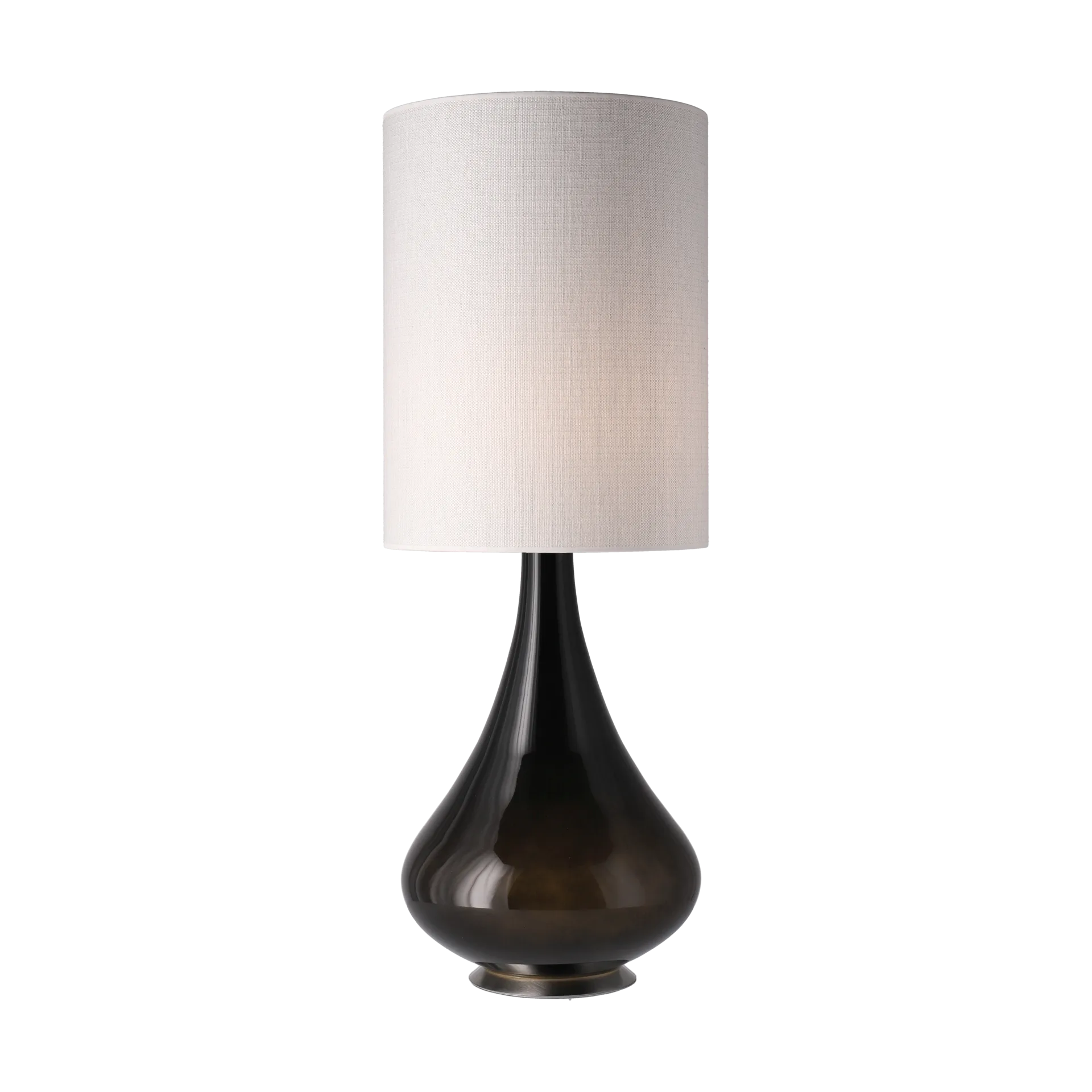 Renata table lamp black lamp base, Babel Beige L Flavia Lamps