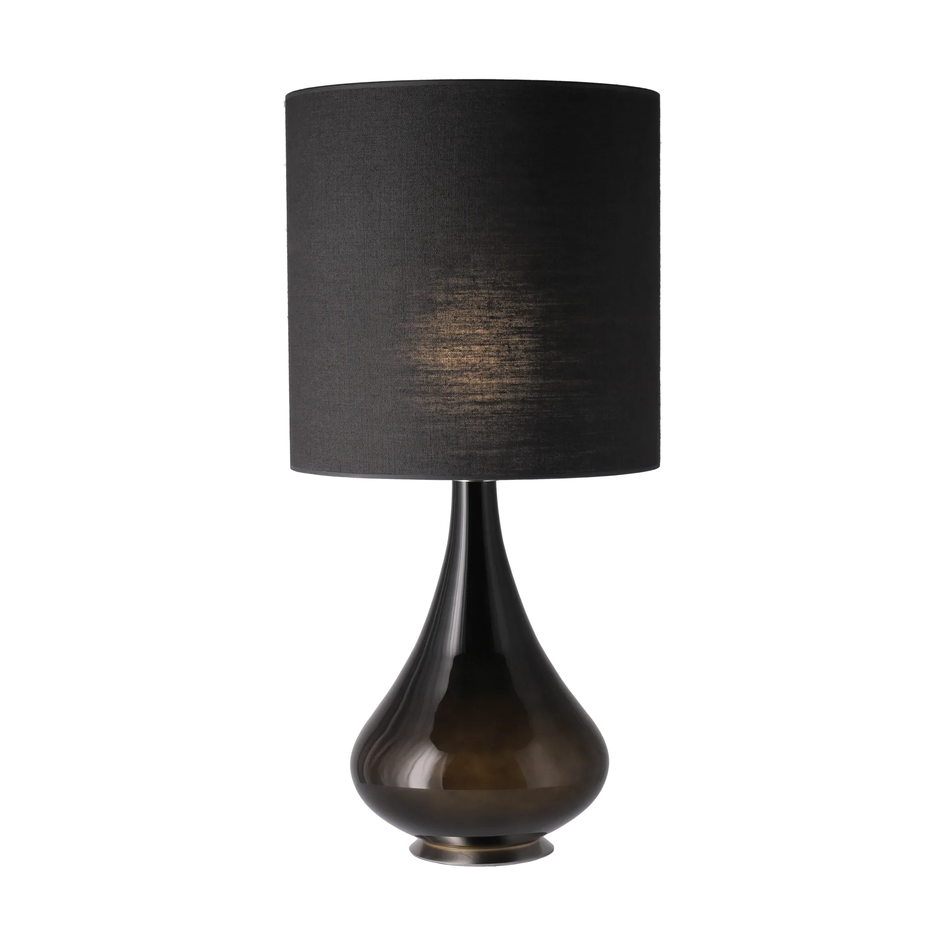 Renata table lamp black lamp base, Lino Negro M Flavia Lamps