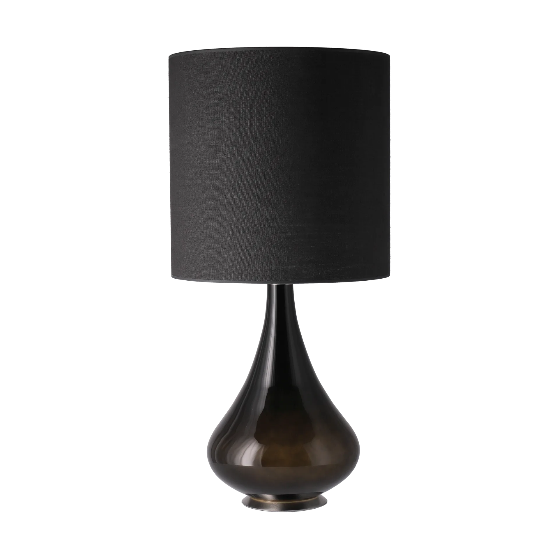 Renata table lamp black lamp base, Lino Negro M Flavia Lamps