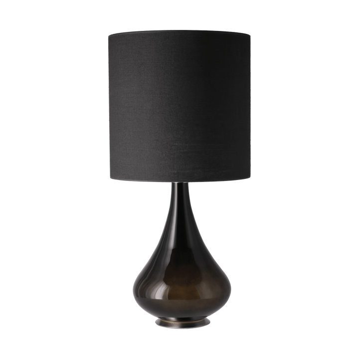 Renata table lamp black lamp base, Lino Negro M Flavia Lamps