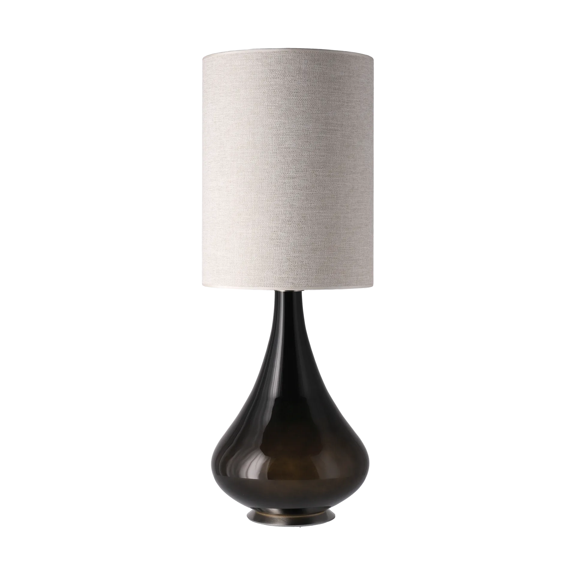 Renata table lamp black lamp base, London Beige L Flavia Lamps