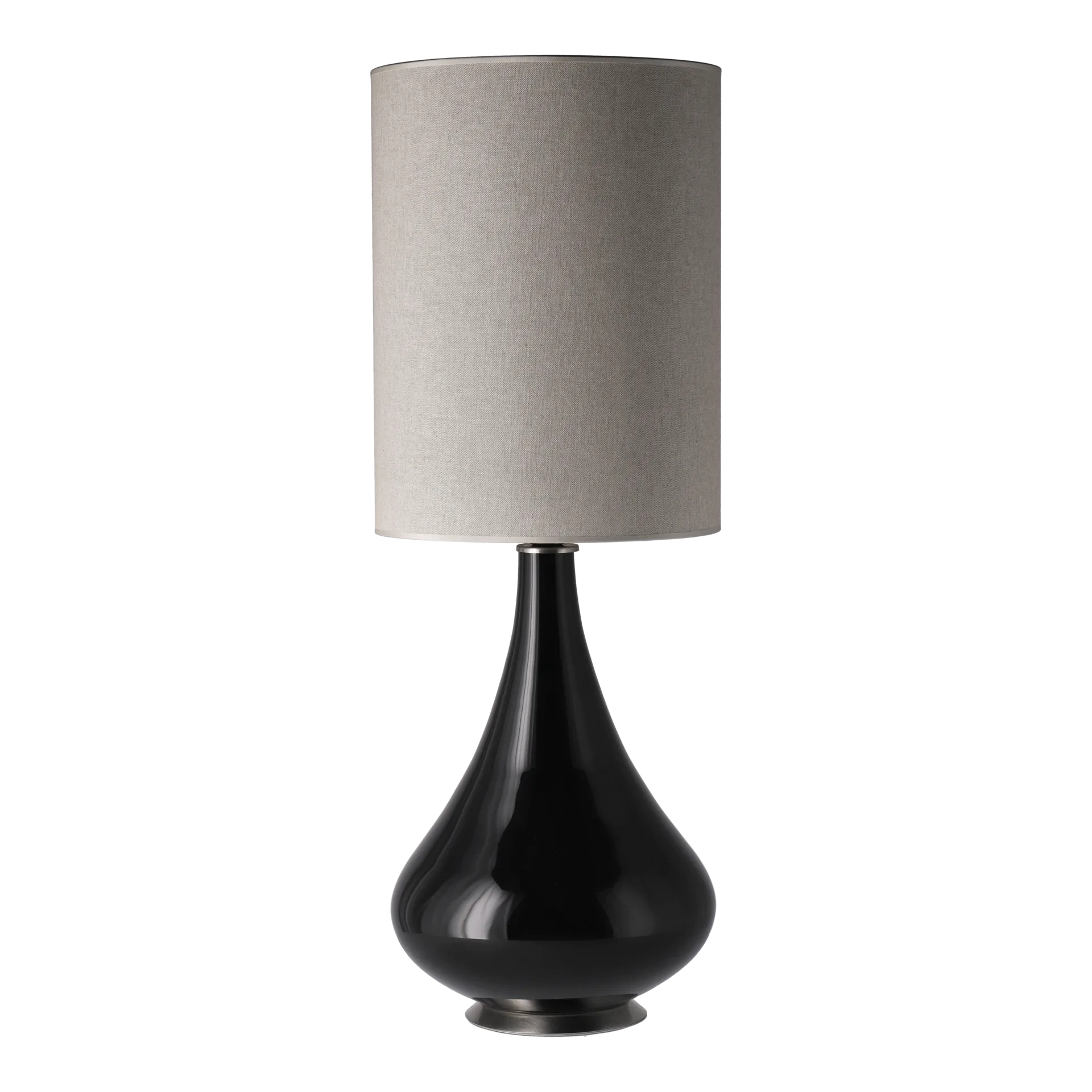 Renata table lamp black lamp base, Milano Tostado L Flavia Lamps