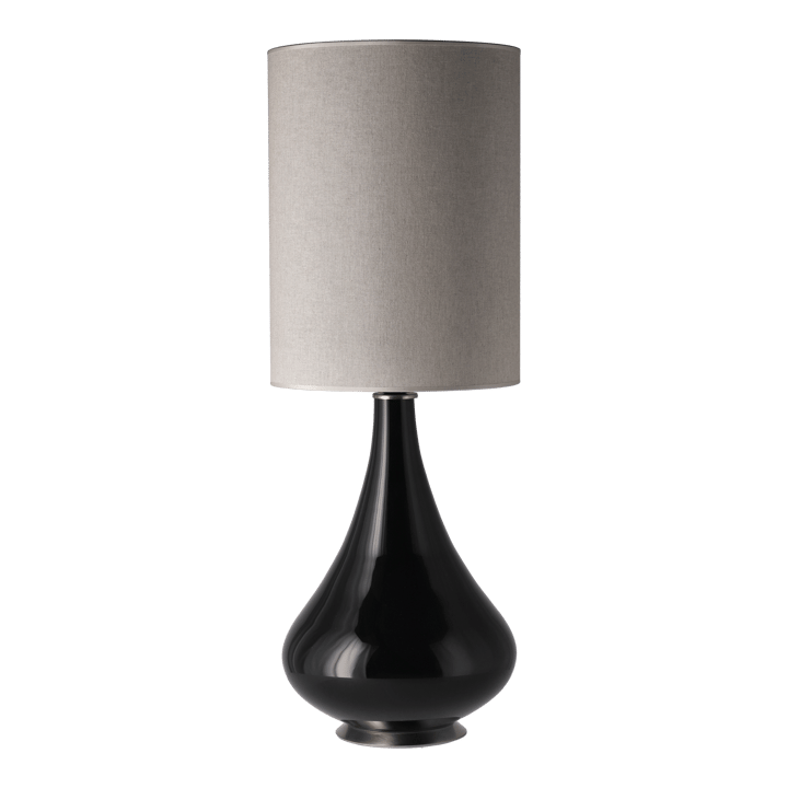 Renata table lamp black lamp base, Milano Tostado L Flavia Lamps