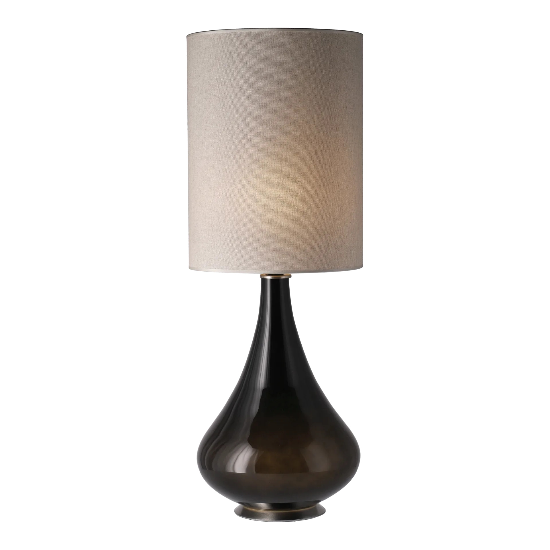 Renata table lamp black lamp base, Milano Tostado L Flavia Lamps