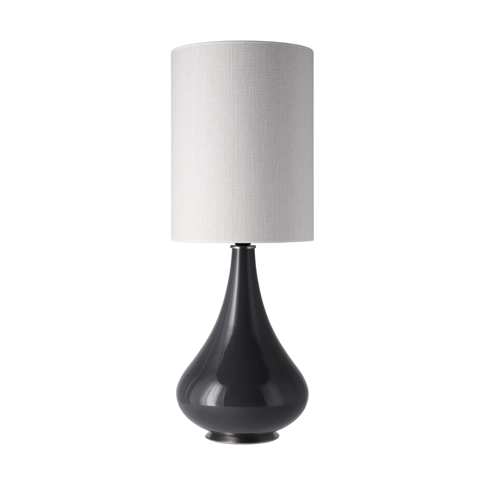 Renata table lamp grey lamp base, Babel Beige L Flavia Lamps