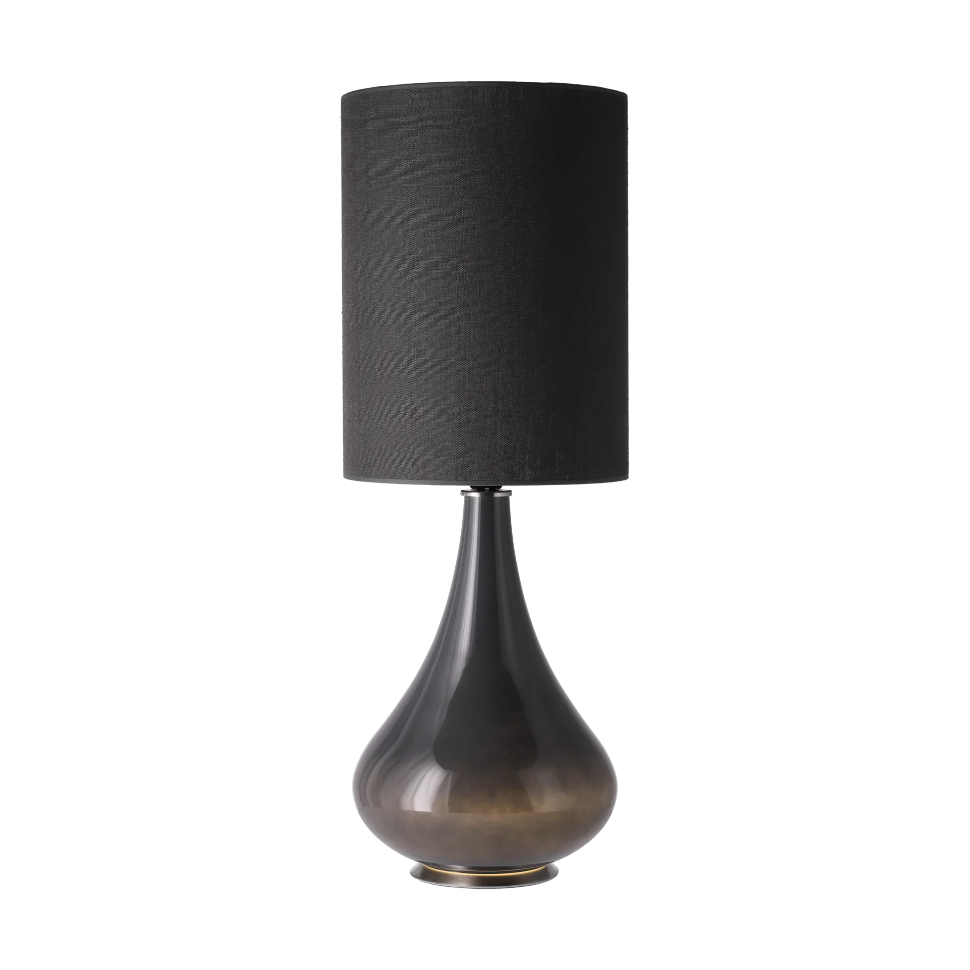 Renata table lamp grey lamp base, Lino Negro L Flavia Lamps