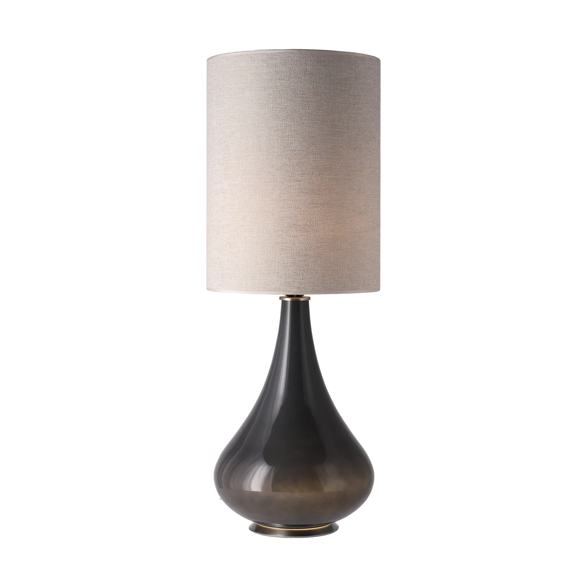 Renata table lamp grey lamp base, London Beige L Flavia Lamps