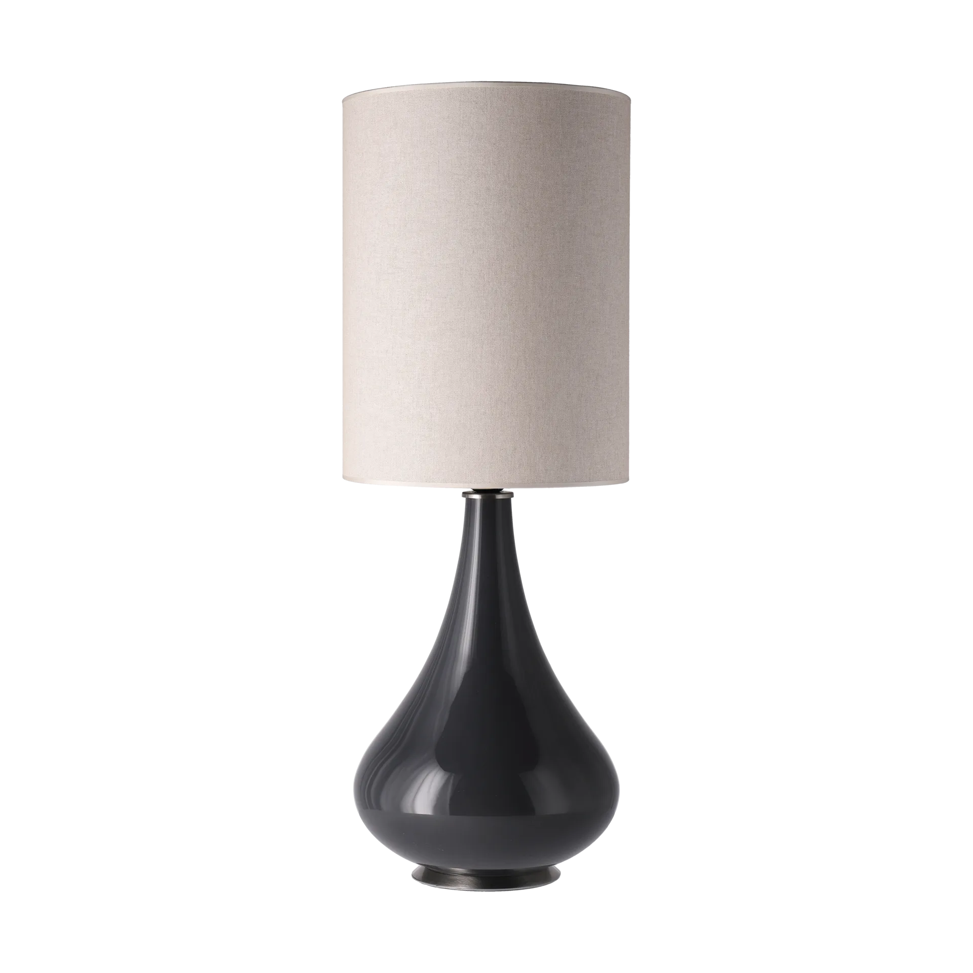 Renata table lamp grey lamp base, Milano Tostado L Flavia Lamps