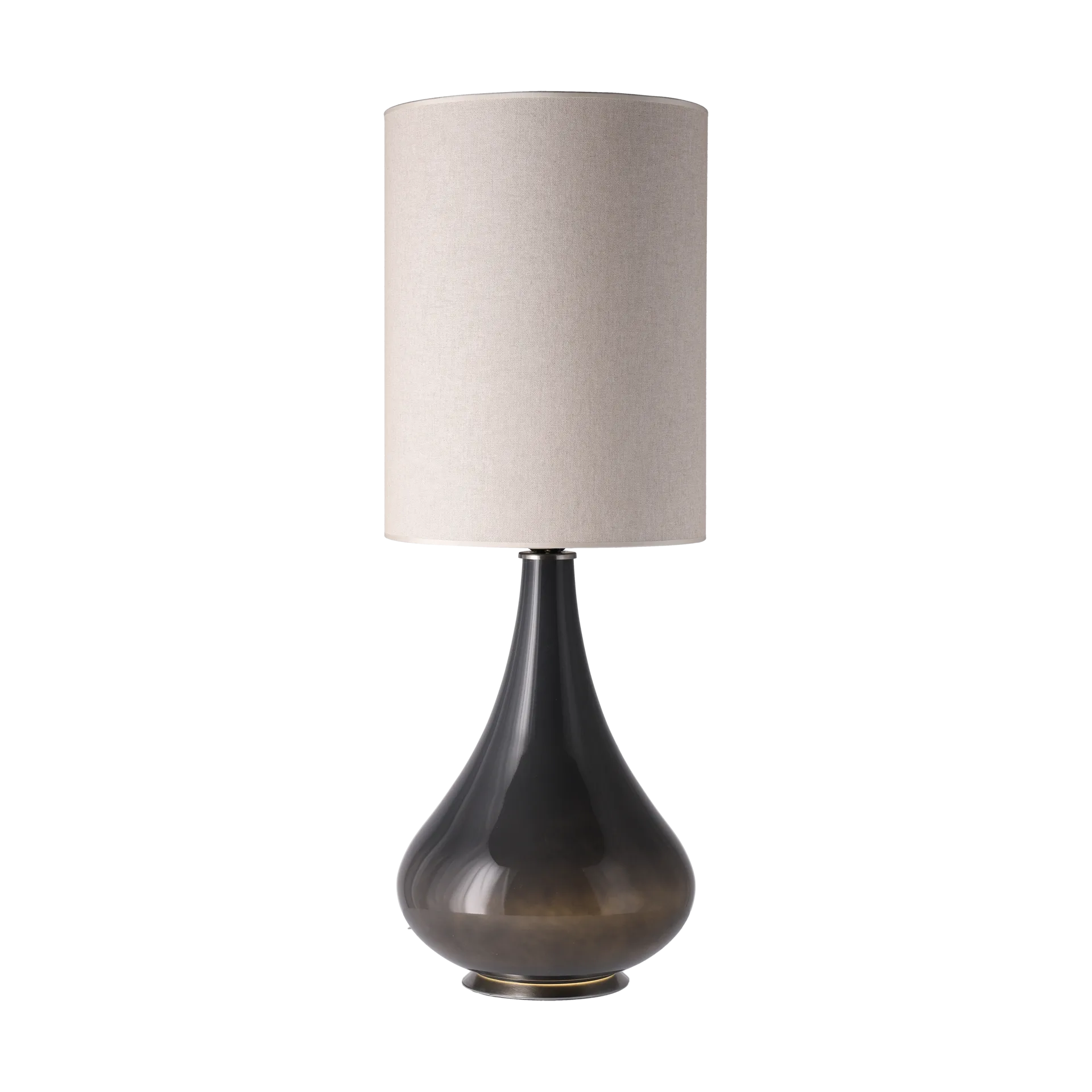 Renata table lamp grey lamp base, Milano Tostado L Flavia Lamps