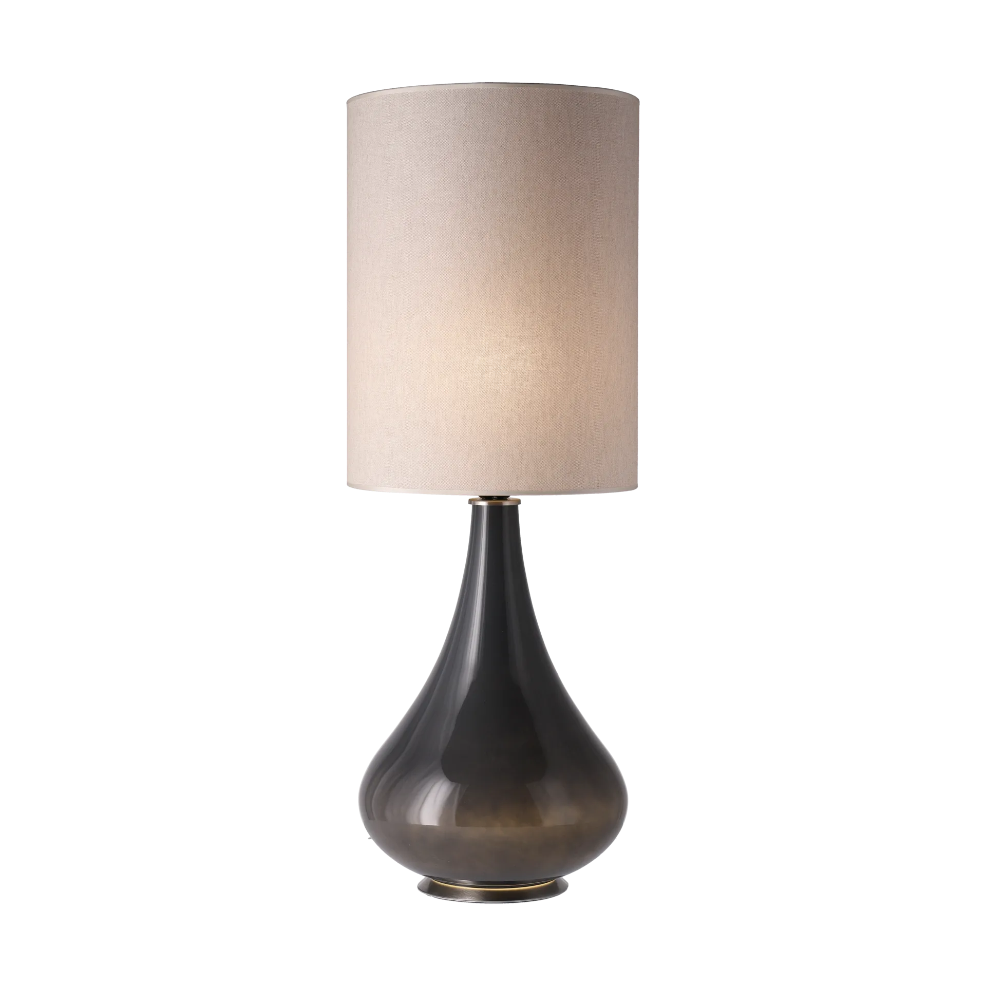 Renata table lamp grey lamp base, Milano Tostado L Flavia Lamps