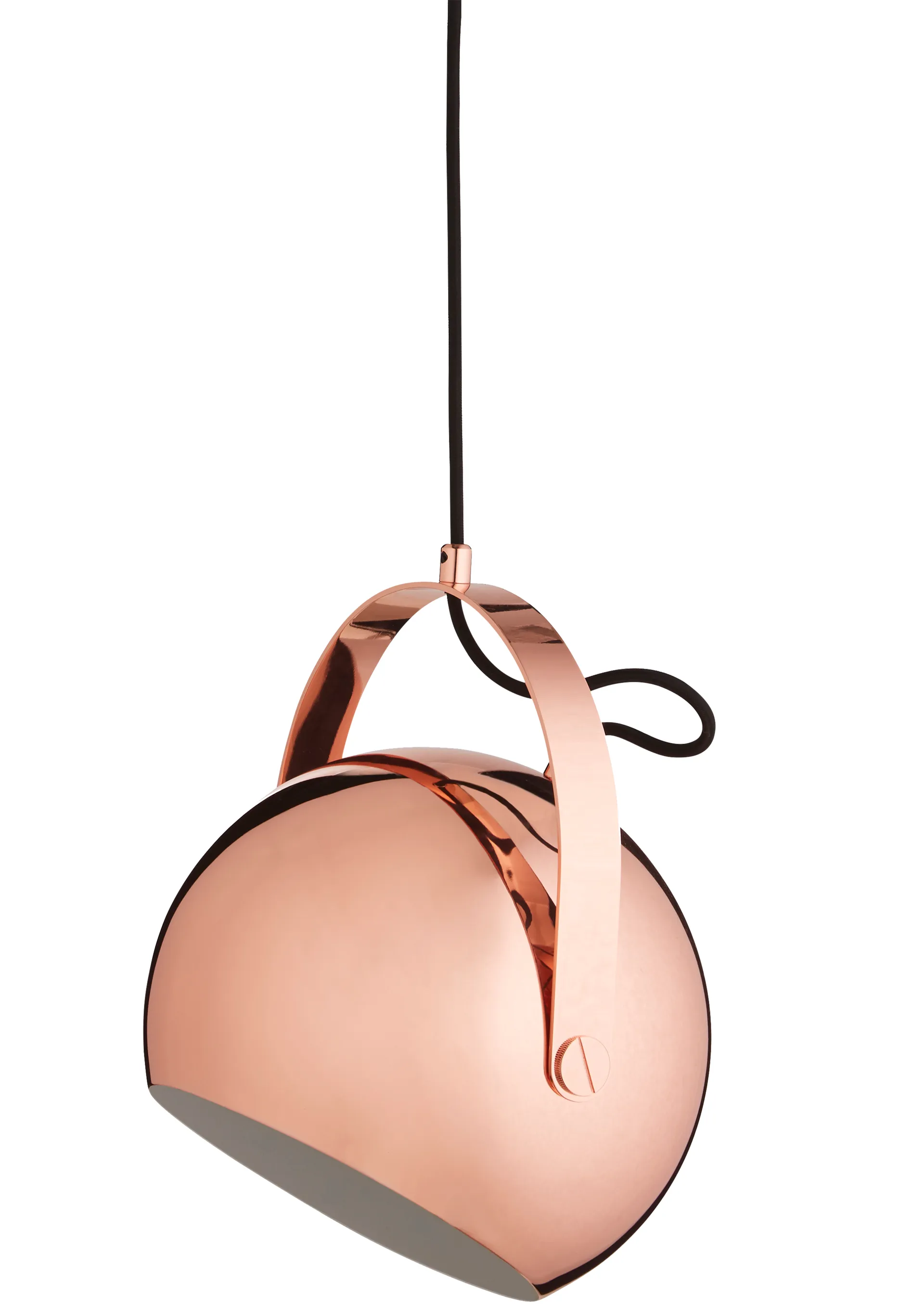 Ball pendel Ø19 cm, Glossy koppar Frandsen