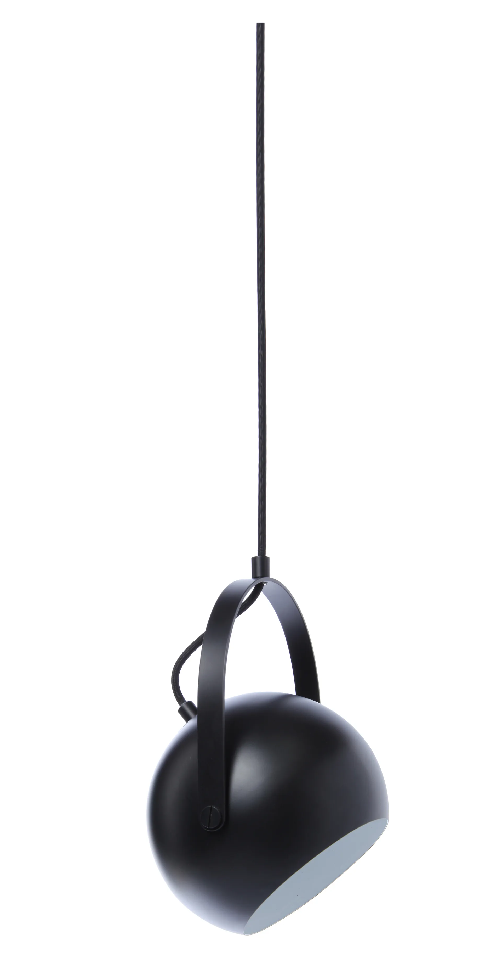 Ball pendel Ø19 cm, Matt svart Frandsen