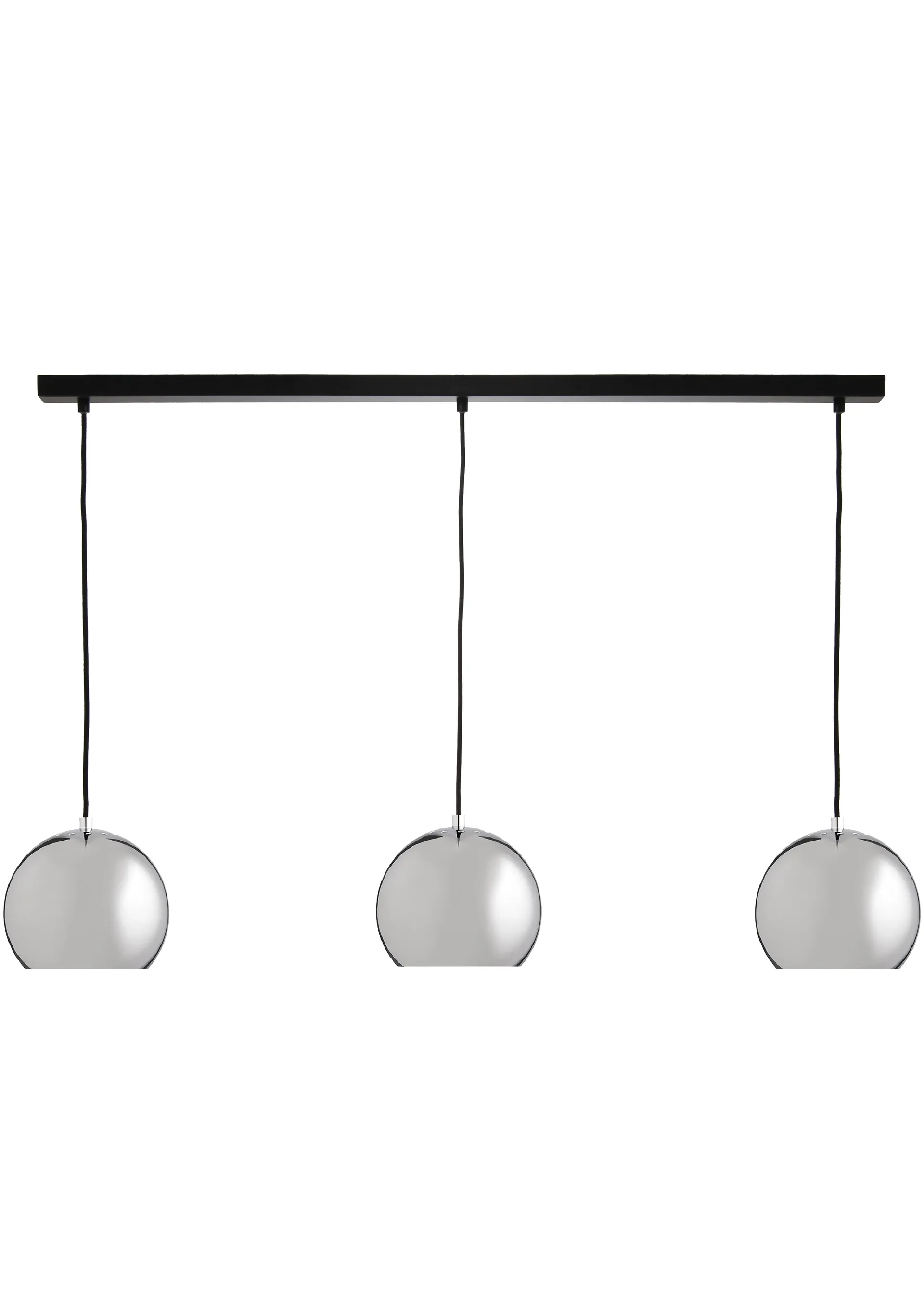 Ball Track pendel 3, Glossy krom Frandsen