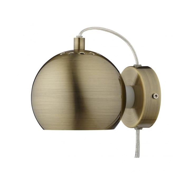 Ball vägglampa Ø12 cm - Antikmässing - Frandsen