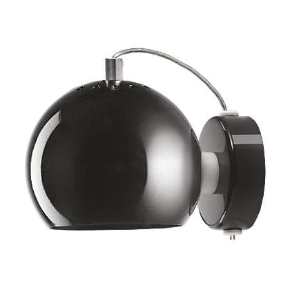Ball vägglampa Ø12 cm - Svart - Frandsen