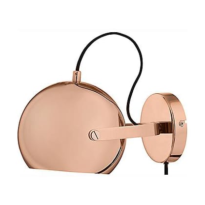 Ball vägglampa med handtag Ø18 cm - Koppar - Frandsen