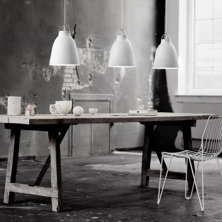 Caravaggio 2 pendel, Svart-svart textilsladd Fritz Hansen