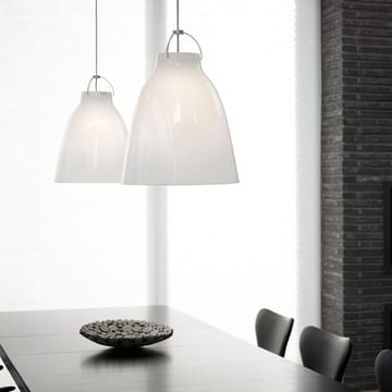 Caravaggio 2 pendel - Vit blank-grå textilsladd - Fritz Hansen
