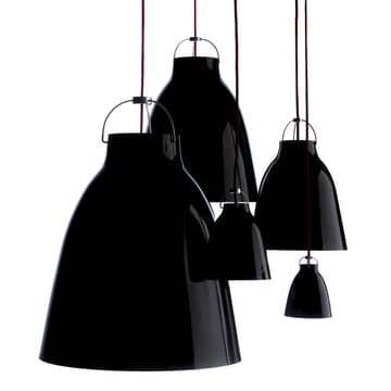 Caravaggio 2 pendel - Vit blank-grå textilsladd - Fritz Hansen