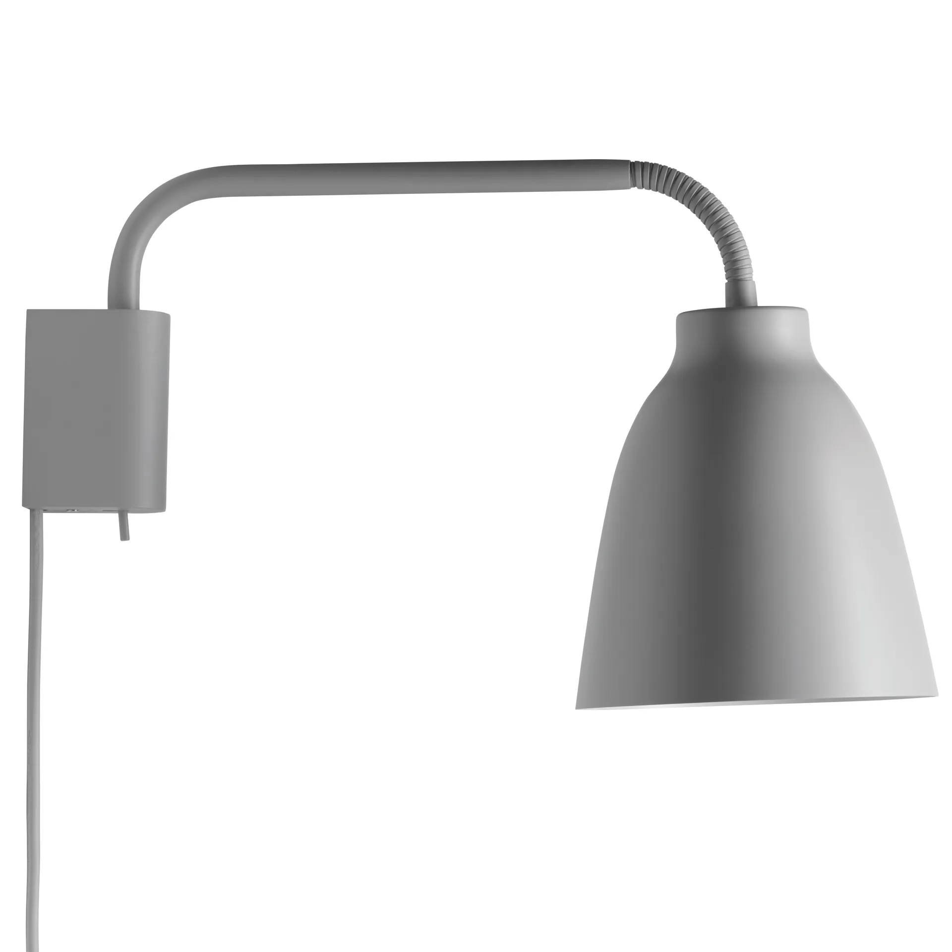 Caravaggio Read wall lamp, Grey25 Fritz Hansen