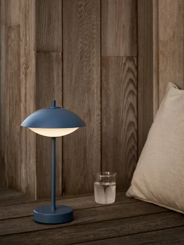 Clam portable Tischleuchte 31 cm - Dusk blue - Fritz Hansen